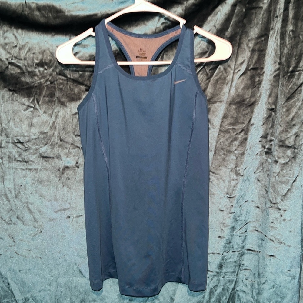 Nike Dri Fit Tank - Blue